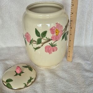 Desrt Rose Franciscan Floral Cookie Jar.